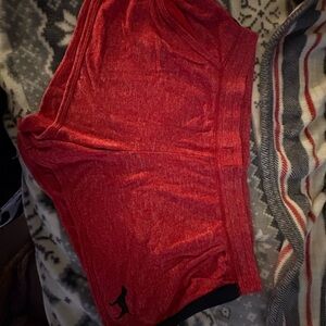 PINK Victoria's Secret Red Athletic Shorts